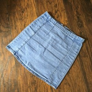 Brandy Melville Fitted Demin Skirt